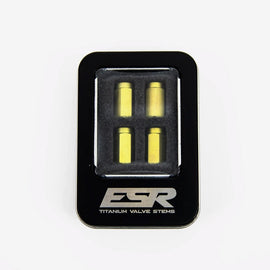 ESR VAPOR YELLOW TITANIUM VALVE STEM CAPS VALVE-TNM-YLW