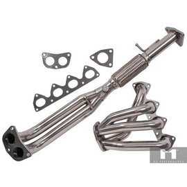 Manzo Stainless Steel Header/Downpipe for Honda Prelude VTEC 1992-1996 TP-034