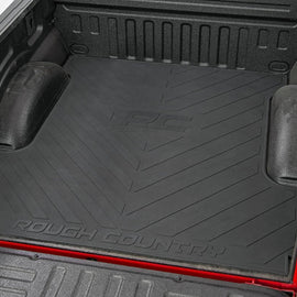 Rough Country Truck Bed Mat with RC Logo 07-18 GM Silverado/Sierra