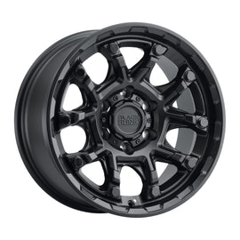 BLACK RHINO ARK 20X9.0 5x150 ET12 CB110.1 MATTE BLACK W/GLOSS BLACK BOLT