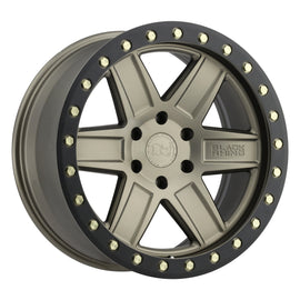 BLACK RHINO ATTICA 18x9.5 5x127 ET-18 CB71.6 MATTE BRONZE W/BLACK LIP EDGE AND BRA