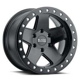 BLACK RHINO CRAWLER BEADLOCK 17x8.5 6x139 ET-32 CB112.1 MATTE BLACK