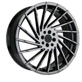 Traklite TURN 20X7.5 4x100/4x114.3 +35 73.1CB PVD BLACK CHROME