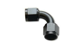 VIBRANT -6AN Female 90 Degree Union Adapter (AN to AN) - Anodized Black Only 10732