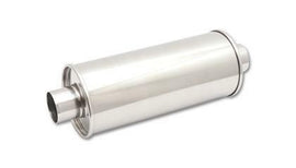 VIBRANT PERFORMANCE STREETPOWER Round Muffler, 4" inlet/outlet (Center-Center) 1139