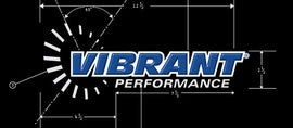 VIBRANT Turbo Inlet Flange for Garrett GT30 and GT35 Turbine Housing V-Band 1390