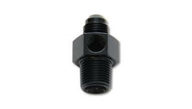 VIBRANT -6AN Male to 3/8" NPT Male Union Adapter Fitting with 1/8" NPT Port 16496
