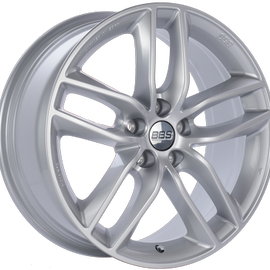 BBS STYLE SX 17X7.5 5X120 +37 CB82 SPORT SILVER WHEEL / RIM SX0303SK
