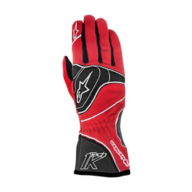 ALPINESTARS TECH 1-K GLOVE ANTHRACITE RED WHITE SZ XXL